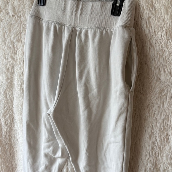 Nike Men's white sweatpants Joggers with Black Logo - Picture 8 of 8
